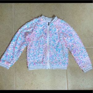 Girls Size 7/8 Sequin Jacket